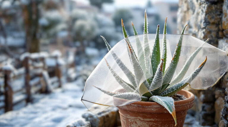Aloe Vera in inverno: l’errore fatale di lasciarla fuori (anche se coperta)