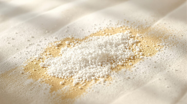 Macchie gialle sul materasso: la polvere magica che le elimina senza strofinare