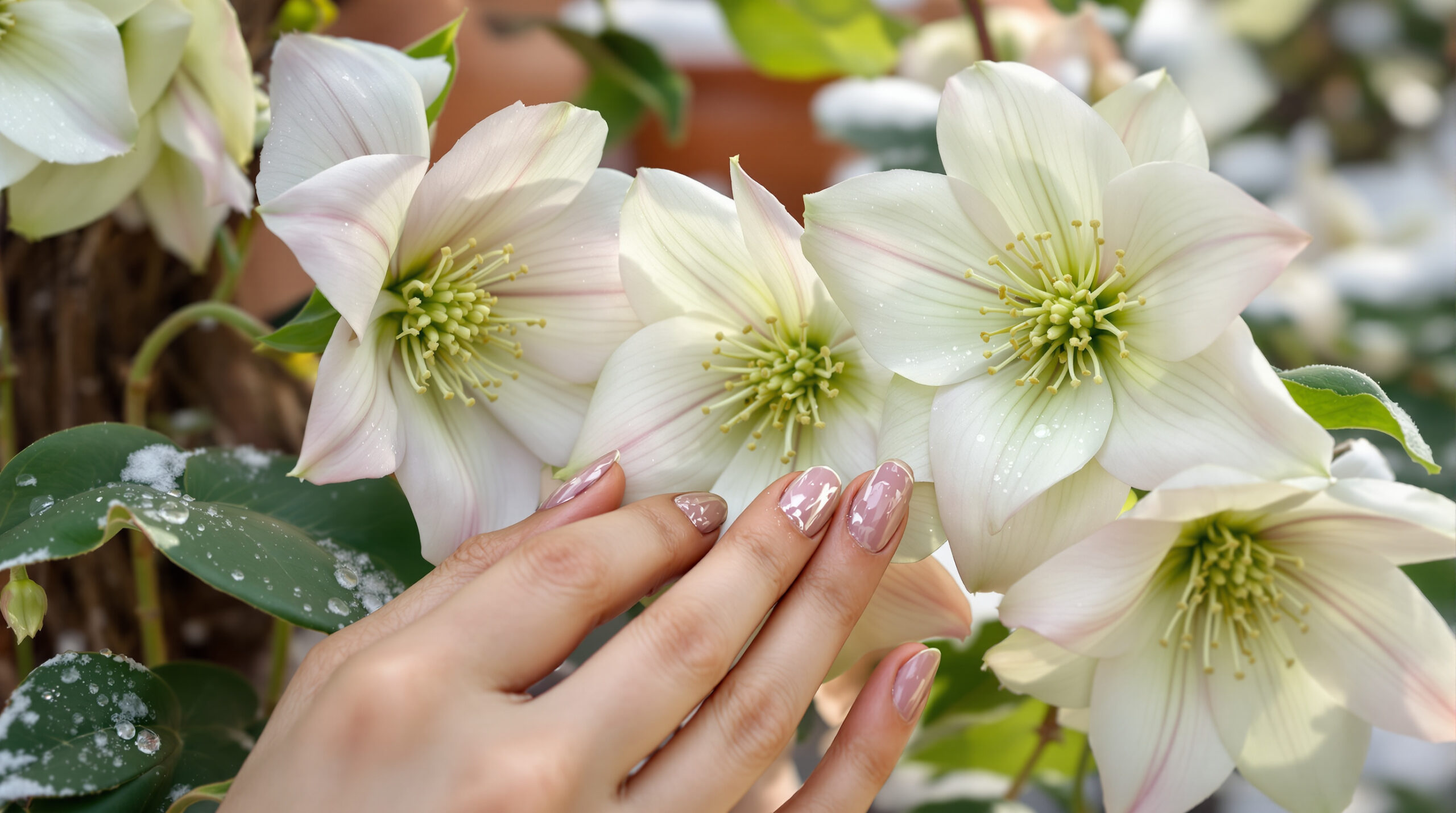 Elleboro (Rosa di Natale): perché i fiori diventano verdi e come evitarlo