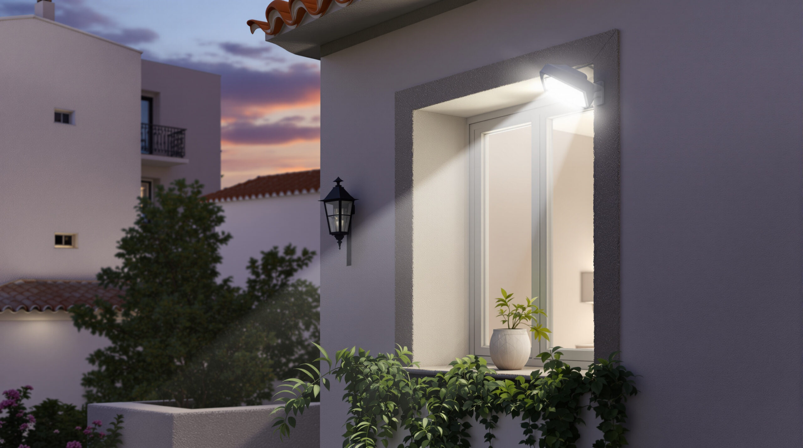 Luci di sicurezza del vicino puntate sulla tua finestra: è violazione della privacy?