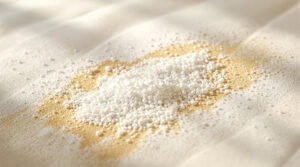 scopri la polvere magica che elimina le macchie gialle sul materasso senza bisogno di strofinare, per un letto sempre fresco e pulito.