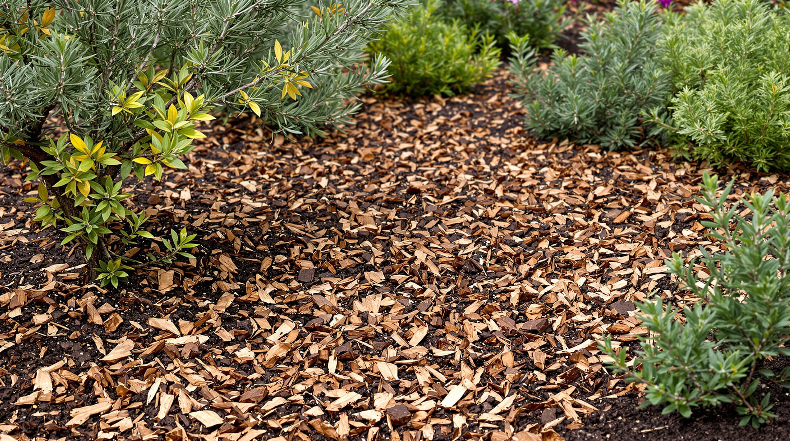 Pacciamatura invernale: perché le cortecce di pino non vanno bene per tutte le piante