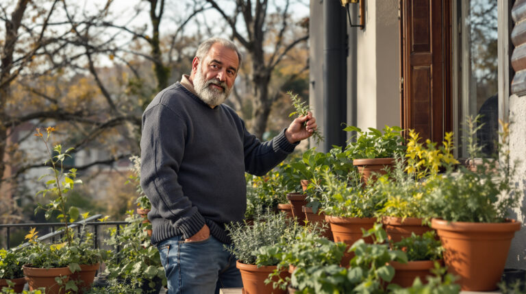 scopri quali piante aromatiche sul balcone devi assolutamente portare in casa prima di natale per proteggerle dal freddo e mantenerle rigogliose durante l&#039;inverno.