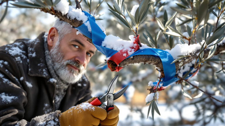 scopri se il nastro isolante è efficace per riparare i rami spezzati dalla neve e proteggere le tue piante durante l&#039;inverno.